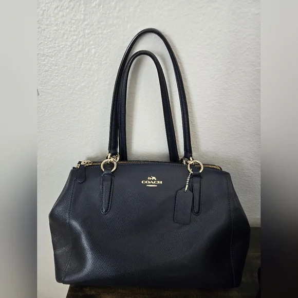 Coach Blue Christie Carry All Shoulder Bag - Picture 2 of 16